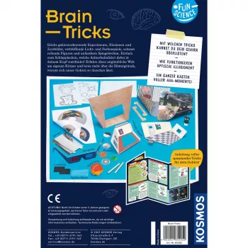 Kosmos Fun Science Brain Tricks Eksperimentu komplekts, Elektrība, 8 gadi, Daudzkrāsains