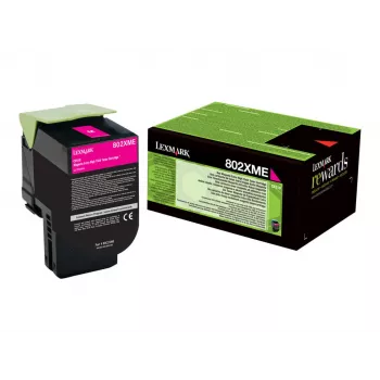 Tonera kasetne Lexmark 802XME Magenta 3000 lapas