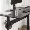 Ergo Office rakstāmgalds ar regulējamu augstumu, 140x68 cm, melns