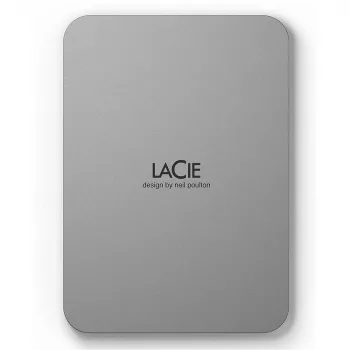 Ārējais cietais disks LaCie Mobile Drive 2022 5TB USB Type-C Sudrabs