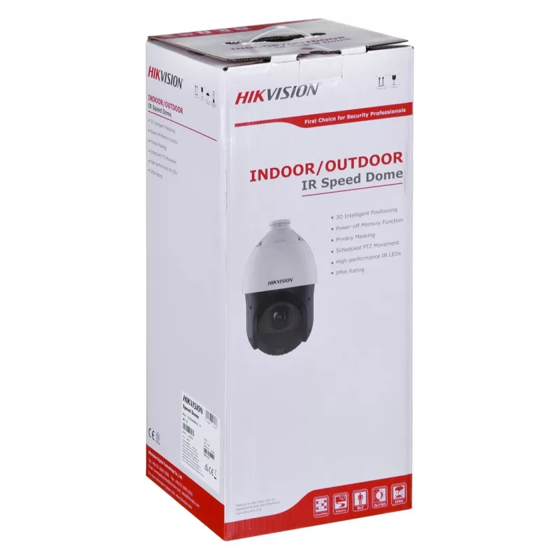 Hikvision DS-2DE4425IW-DE(T5) kupola tipa IP drošības kamera, āra, 2560 x 1440 pikseļi, griestu/sienas stiprinājums