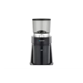 Kafijas dzirnaviņas ar asmeņiem BLAUPUNKT FCM501 — 250 g pupiņu, 180 g maluma, 120 W, sudraba