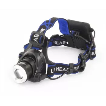 Pieres lukturis ESPERANZA EOT005 — LED Cree T6, 3W, 600 lm, AA x2, alumīnija korpuss, ūdensizturīgs, triecienizturīgs, regulējama galvas saite