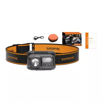 Pieres lukturis Superfire HL23-S, 350 lm, 2000 mAh