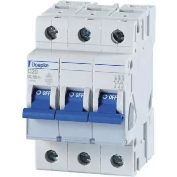 DOEPKE DLS-6H-C32-3-6-KA Automātiskais slēdzis C32A 6kA 3-polīgs 400V C-raksturlīkne (09914296)