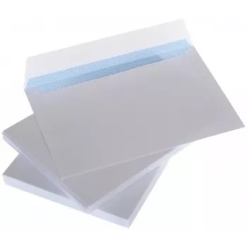 Aploksnes C5 baltas ar lentīti un iekšējo presi 162x229 mm x 25 gab.