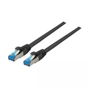 EFB-Elektronik RJ45 Patch Kabelis Cat.6A S/FTP TPECat.7 Raw Cable superflex melns 7,5m (K5525FSW.7,5)