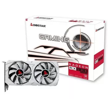 Grafikas karte BIOSTAR Radeon RX 580 8 GB GDDR5, 256-bit, PCIe 3.0 x16, Divu ventilatoru, 1x HDMI, 2x DisplayPort