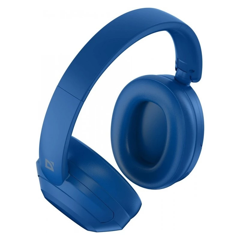 Bezvadu austiņas Defender Fre Emotion B490 — zilas, uz auss, Bluetooth, iebūvēts mikrofons