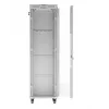 Brīvi stāvošs serveru skapis LANBERG FF01-6842-12SL 42U, 600×800 mm, 2121 mm, 1200 kg, IP20, pelēks
