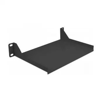 Rack plaukts DeLOCK 10 collu 1U melns tērauds 25,4 cm