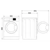 Veļas mašīna INDESIT MTWA71252WPL 7 kg, priekšējā ielāde, Energoefektivitātes klase E