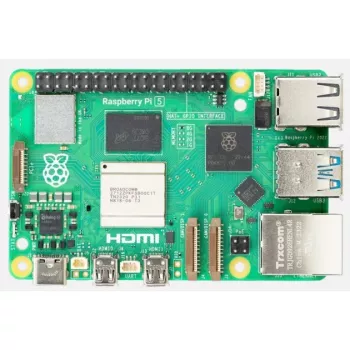 Raspberry Pi 5 Model B vienas plates dators, Arm Cortex-A76 2,4 GHz, 8 GB RAM, Wi-Fi 5, Bluetooth 5.0