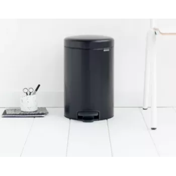 Brabantia 113741 Atkritumu spainis 12 l Apaļš Melns (11 37 41)