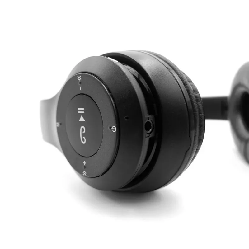 MEDIA-TECH EPSILION BT MT3591 Bezvadu austiņas Bluetooth 4.2 Mikrofons Radio FM Melnas