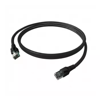 ZVK EasyLan CP1KSBSBS0030 FlexBoot Cat.6 Patch Cable Shielded black 3,0m