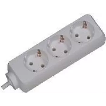 Pagarinātājs Bachmann 3x Schuko H05VV-F 3G 1,50mm² 16A/3680W 3m