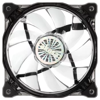 Ventilators Akasa Vegas X7 120 mm melns caurspīdīgs