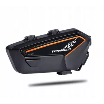 Austiņas FreedConn F1 V2 EU — Bluetooth 5.2, IP65, 1100 mAh akumulators, līdz 48 h sarunu laiks, FM radio, mikrofons, klipsis