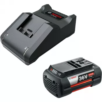 Akumulatora starta komplekts Bosch GBA 36V 6.0Ah ar AL 36V-20 lādētāju, melns