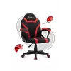 Bērnu spēļu krēsls Huzaro Ranger 1.0 Red Mesh, melns, sarkans