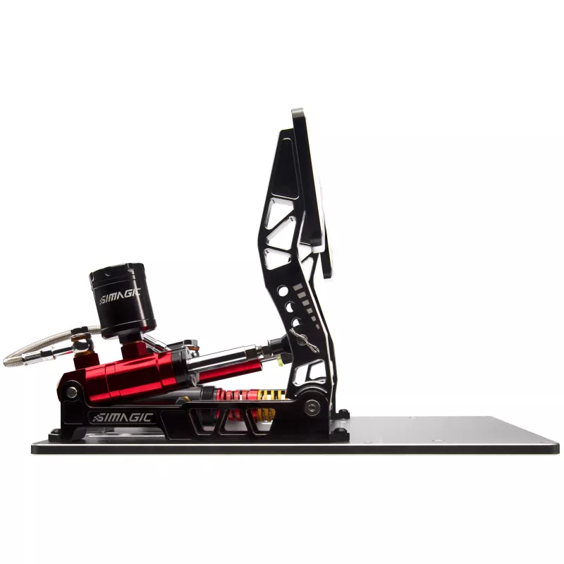 Simagic P2000 Hydraulic 2 pedāļu komplekts, 100KG Loadcell - Crimson Edition