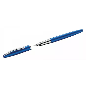 Pildspalva Pelikan Jazz Noble Elegance P36 kārtridžu sistēma zila sudraba