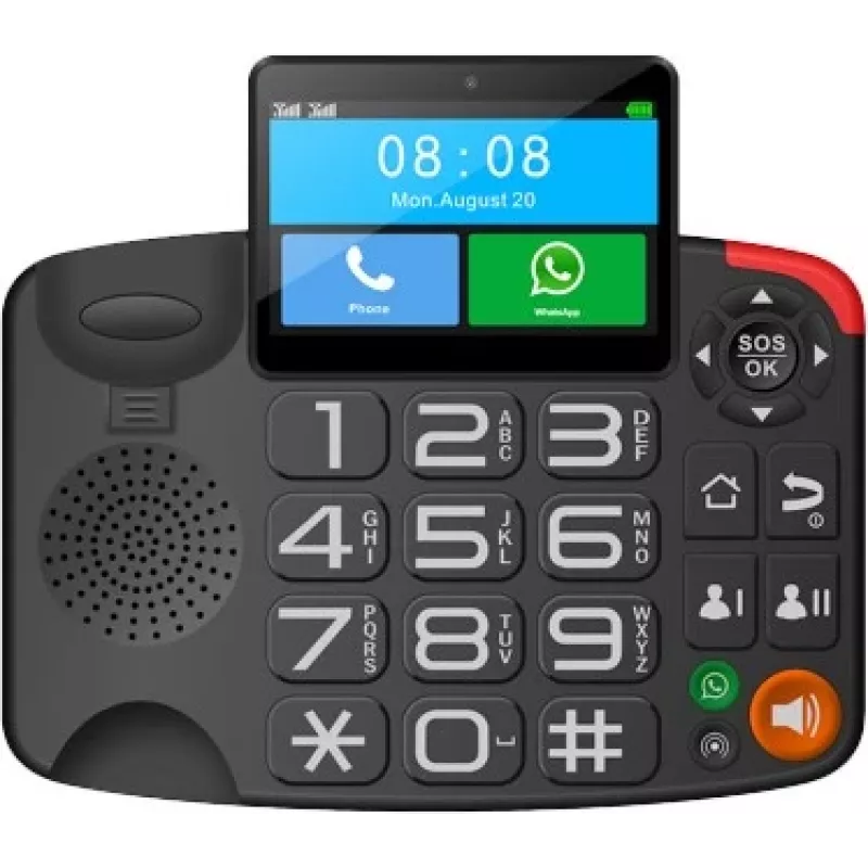 MAXCOM MM42D SE 4G VOLTE VoWiFi SIM galda telefons