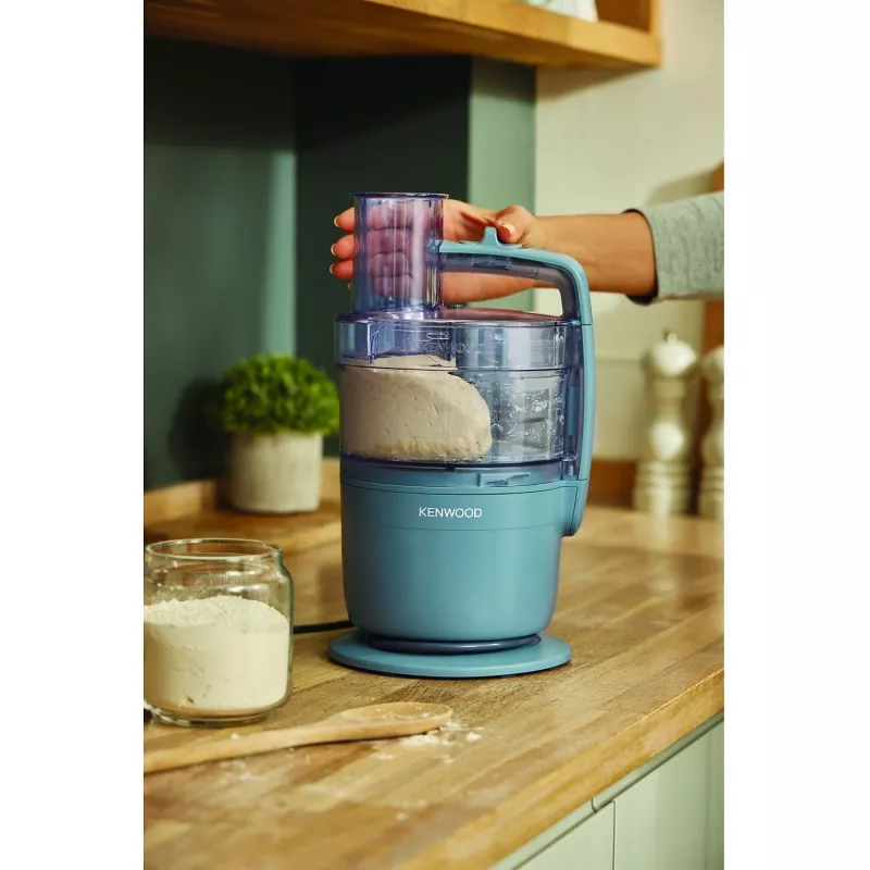 Virtuves kombains Kenwood FDP23.140GY MultiPro Go — kompakts portatīvais smalcinātājs, pelēks