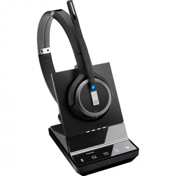 EPOS IMPACT SDW 5066T - Bezvadu un vadu austiņu sistēma - On-Ear - DECT - Melna - Sertificēta Microsoft Teams, Optimizēta UC (1001039)