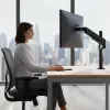 Monitora stiprinājums MACLEAN MC-135 gāzes atspere 17 inch–32 inch ekrāniem, slodze 2–10 kg, melns