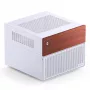 Jonsbo N4 WHITE mikrotornis Mini-ITX ar rūdītu stiklu