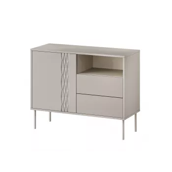 Cama 1D2S TRESSE kumode 100x40x75 kašmira matēts