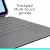 Logitech Combo Touch tastatūras maciņš iPad Air 11 inch (M2) — pelēks