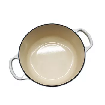 Le Creuset Signature Cepšanas Trauks apaļš balts 20cm