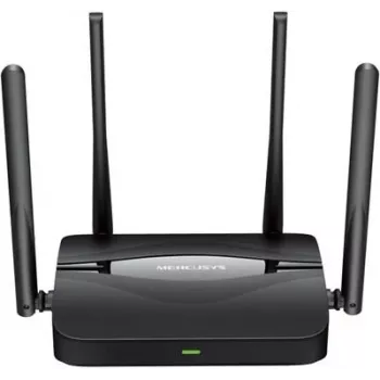 Galda maršrutētājs MERCUSYS MR25BE EasyMesh Wi‑Fi 7 divjoslu 2.4/5 GHz, 3600 Mbps, 3× Gigabit LAN, 4 ārējās antenas
