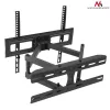 TV sienas stiprinājums MACLEAN MC-760 32–55 collu televizoriem, tērauds, VESA līdz 400x400, 30 kg, melns, 9.6–44.8 cm