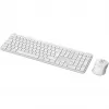 Logitech Signature Slim Combo MK950 - Bezvadu tastatūras un peles komplekts - 100% pilna izmēra - Bezvadu - Bluetooth 5.1 LE - QWERTY - US International - Off-White (920-012491)