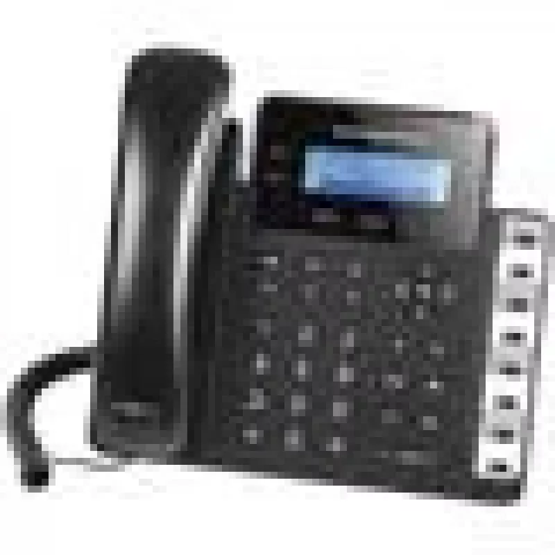 DECT telefons Grandstream GXP1628 — galda/sienas telefons, LCD 132x48 px, skaļrunis, 500 kontakti, RJ‑9 austiņas