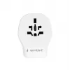 Ceļojumu sienas lādētājs GEMBIRD TPA-1A2C20-02-W 20W — 1×USB-A + 2×USB-C, G tipa kontaktdakša, 100–250V, balts