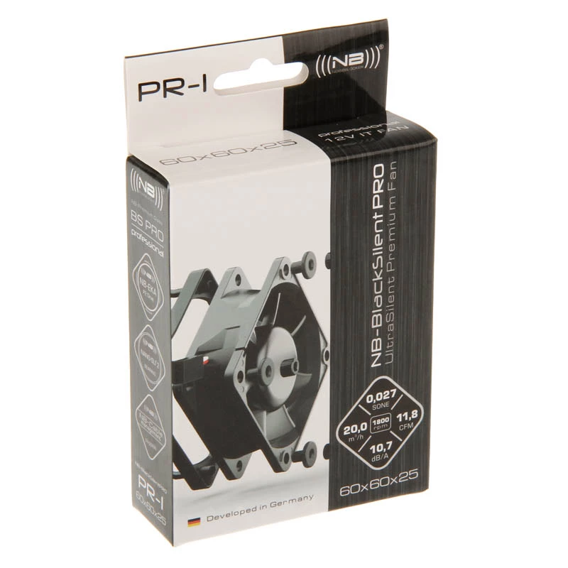 Ventilators Noiseblocker BlackSilent Pro PR-1 60 mm