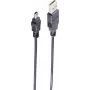 USB kabelis ShiverPeaks BS14-16025 1m USB A Mini-USB B Melns