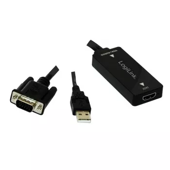 VGA-HDMI video adapteris LogiLink CV0060 Melns