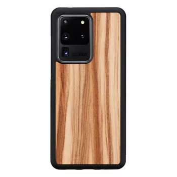 Telefona maciņš man and wood Samsung Galaxy S20 Ultra — cappuccino melns