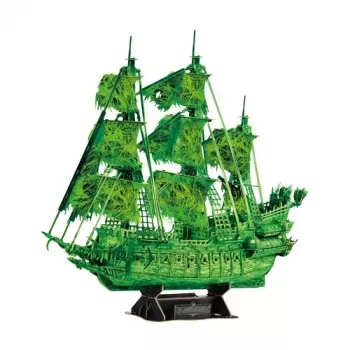 3D puzles modelis Lidojošais Holandietis, kas spīd tumsā, CubicFun 306-T4041H