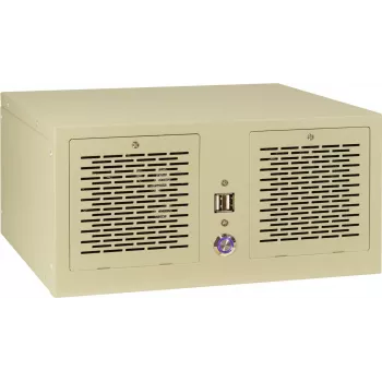 Mini servera korpuss INTER-TECH IPC S34N ar 2x USB 2.0 un 2x 80mm ventilatoriem