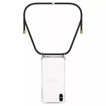 Vāciņš Cover Coros LOO005 iPhone XS Max 16.5 cm (6.5 collu) Melns Caurspīdīgs