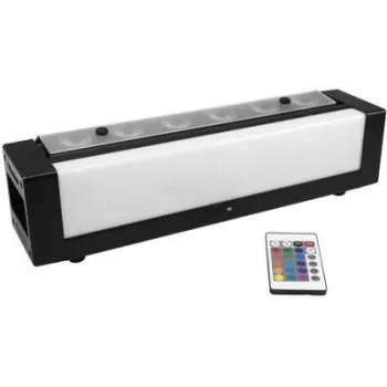 LED efektu gaismas josla EUROLITE Bar-6 DMX 36 LED — kompakta skatuves josla ar 36 RGB LED, DMX vadība