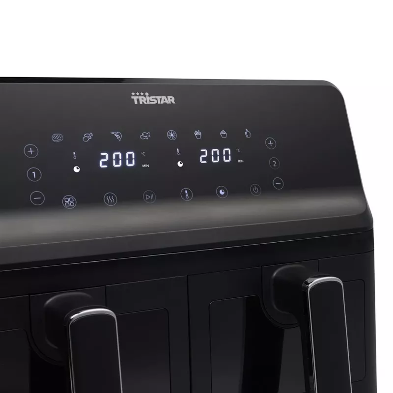Gaisa fritējs Tristar FR-9040 8 L 2700 W Dubultā Melns