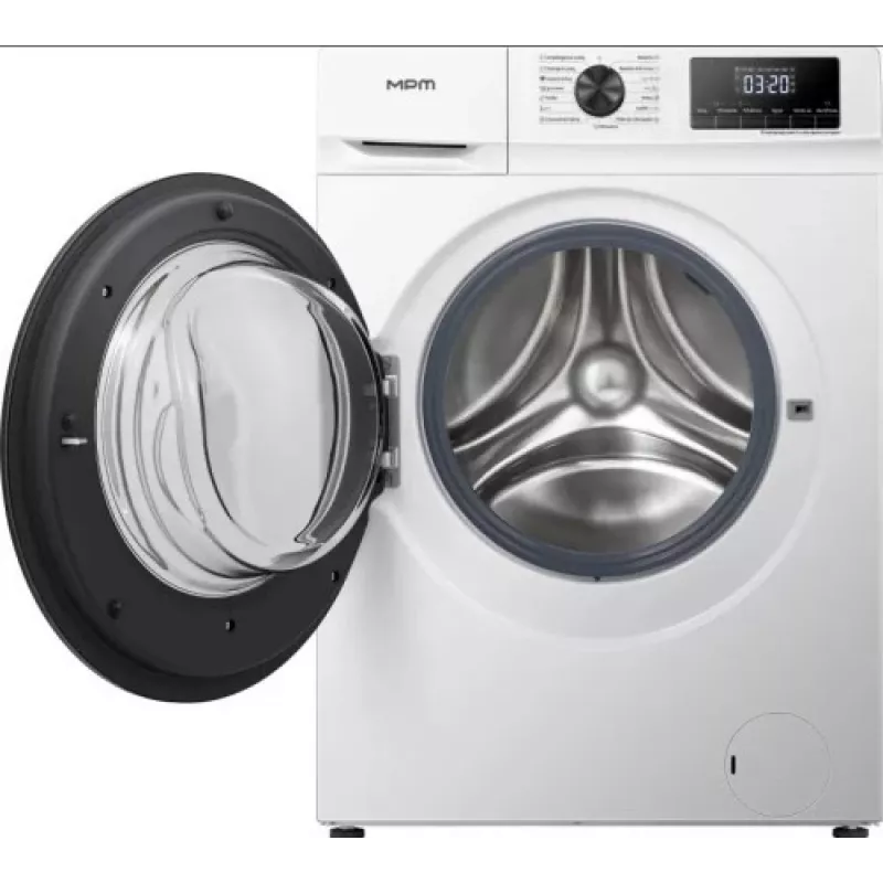 Veļas mazgājamā mašīna MPM MPM‑5814‑PH‑47, priekšējā ielāde, 8 kg, 1400 apgr./min, A, 60×54×85 cm, balta